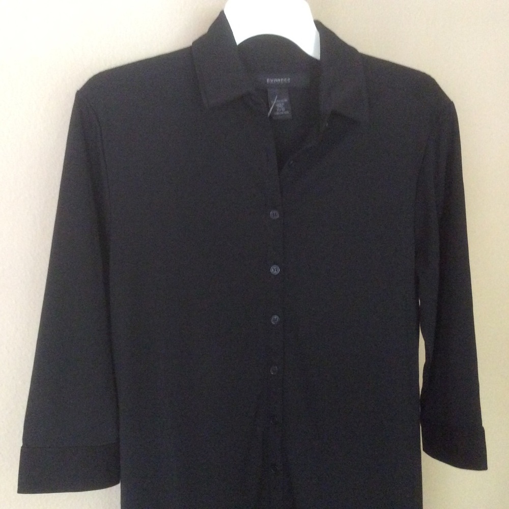 Black Express Shirt Dress size 11/12 **DROP**